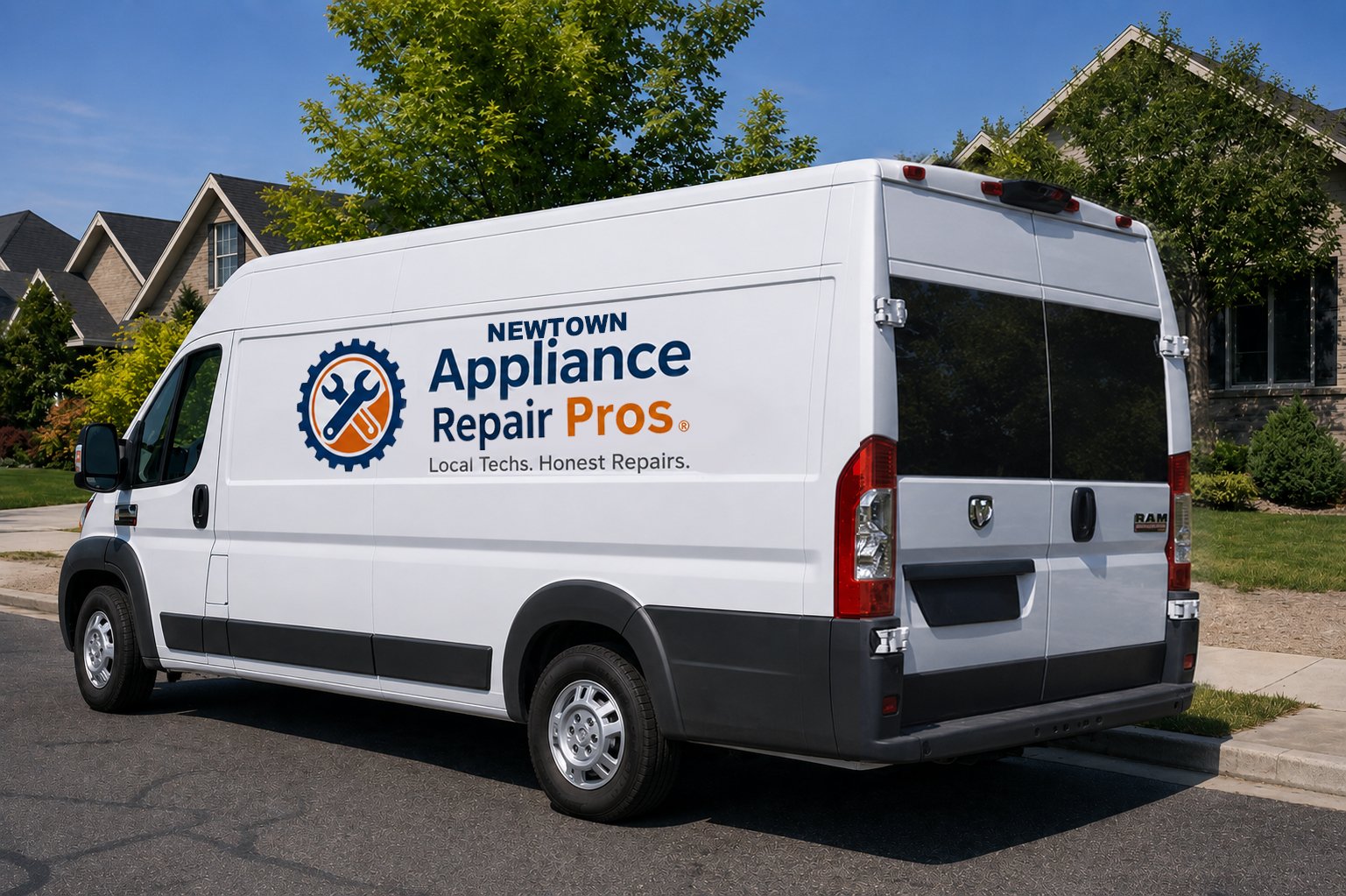 Newtown Appliance Repair Pros van